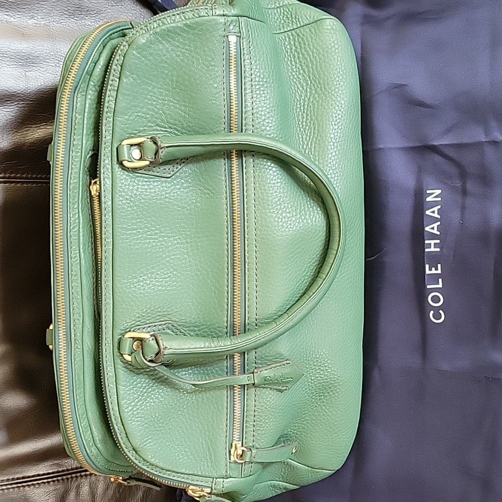 Cole Haan Green Tote